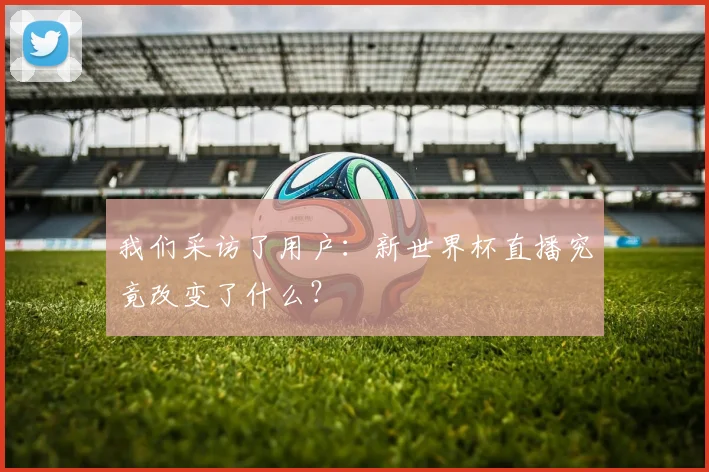 我们采访了用户：新世界杯直播究竟改变了什么？